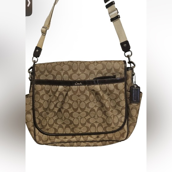 Coach Signature Coated Canvas Baby Bag - Brown  18373 - Picture 1 of 12